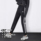 阿迪達斯（adidas）女褲2025春季透氣舒適跑步健身訓(xùn)練運動褲子休閑百搭針織小腳長褲 GM5542/修身款/收口褲口 M