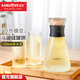 金灶（KAMJOVE）耐熱玻璃冷水壺 玻璃水壺果汁扎壺涼茶壺 玻璃杯耐熱水具TP-504 1.2L冷水壺