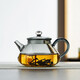 美斯尼 功夫茶壺玻璃泡茶壺 加厚耐熱墨色玻璃泡茶器功夫茶具 靜楓壺 360ml