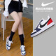 耐克（NIKE）官方艦店女鞋Court Borough Low簡(jiǎn)版空軍一號休閑鞋輕便低幫板鞋 DO7446-101/白藍紅 40