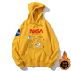 幕后英雄 NASA宇航員春秋季款慵懶風(fēng)加絨潮流學(xué)生長(cháng)袖ins衛衣班服 姜黃-加絨 M(165/88A)