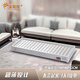 太陽花 實(shí)木電烤爐取暖器暖腳器烤火箱電火桶烤火爐學(xué)生爐烤腳家用烤火器取暖器烘腳器暖腳爐長方形辦公 太空鋁材【100*40*12CM】云母板發(fā)熱