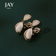 Jay 新款仿貓眼石耳飾茶系耳骨夾無(wú)耳洞耳環(huán)送女友生日禮物