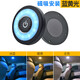 車(chē)內閱讀燈免裝車(chē)載吸頂燈車(chē)內照明led燈三色磁吸后排燈改裝USB充電應急燈11 （黃光+藍光+全亮）三色可調