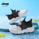 JEEP兒童運(yùn)動(dòng)鞋毛毛蟲(chóng)童鞋透氣跑步網(wǎng)鞋春夏季男女童鞋 熊貓白31