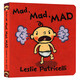 英文原版 Mad Mad Mad 一根毛 臟小孩 英文原版繪本Leslie Patricelli 紙板書 啟蒙情緒管理圖畫書 綠山墻 .