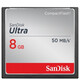 閃迪Sandisk CompactFlash 存儲卡 CF卡  50孔 閃存卡   大卡白盒包裝 CF8G 50m