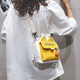 布蘭奴可愛(ài)小包包女七夕韓國ins日系軟妹原宿風(fēng)布包斜挎包學(xué)生單肩包 黃色