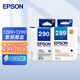 愛普生（EPSON）T289+T290套裝墨盒 (適用WF-110機型)（單位：支）黑彩