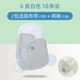 噓噓優(yōu)品紗布嬰兒尿布純棉新生嬰兒用品戒子可洗寶寶全棉布尿片介子布夏季 綁帶一體款6層純棉 5條裝 S碼