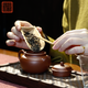 觀復(fù)博物館 朱泥仿古紫砂壺 宜興紫砂茶壺烏龍茶鐵普洱茶家用辦公室壺茶具150cc 仿古紫砂壺-朱泥