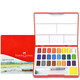 【全網(wǎng)低價(jià)】德國輝柏嘉（Faber-castell）固體水彩顏料套裝24色初學(xué)者手繪便攜組合套裝576024美術(shù)寫(xiě)生