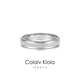 Colaivkloia情侶戒指男女對(duì)戒銀一對(duì)磨砂款可調(diào)節(jié)時(shí)尚飾品情人節(jié)生日送男女友 Tk309磨砂男戒 美號(hào)9號(hào)