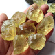 唯誠天然水晶碎石天然檸檬黃水晶原石擺件水晶礦石標本能量水晶 精裝100克2-5個(gè)