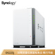 群暉（Synology） DS223j 兩盤(pán)位NAS磁盤(pán)陣列 家庭網(wǎng)絡(luò )存儲服務(wù)器 個(gè)人私有云備份網(wǎng)盤(pán) 標配（不含硬盤(pán)）
