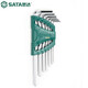 世達（SATA）工具7件加長(cháng)內六角扳手組套平頭內六方09115 (09115) 7件加長(cháng)內六角扳手組套