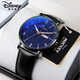 迪士尼（Disney）手表學(xué)生男高中生青少年初中生中考考試專(zhuān)用兒童中學(xué)生手表男款 星空藍-皮帶【星期日歷】