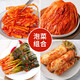 韓食府辣白菜泡菜組合4袋裝韓國(guó)風(fēng)味延邊朝鮮族泡菜下飯菜多種可選 【泡菜組合B：共1365克】