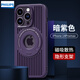 飛利浦 適用蘋(píng)果14promax手機(jī)殼iPhone14pro簡(jiǎn)約商務(wù)透氣散熱冰甲防摔帶支架磁吸保護(hù)套 14ProMax【暗紫色】