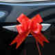 金邊蝴蝶結彩帶拉花節慶裝飾品禮品盒扎花婚車(chē)門(mén)把手裝飾婚車(chē)車(chē)貼 大號紅色金邊拉花-30個(gè)