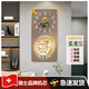 鵬創(chuàng)萬年歷鐘表掛鐘客廳免打孔創(chuàng)意日歷簡約現(xiàn)代裝飾畫時鐘掛墻掛畫