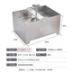 悅佳凈304不銹鋼做豆腐模具家用 自制壓內(nèi)脂豆腐框壓板盒子工具全套 豆腐模具大號（ 制作2-3斤豆腐）