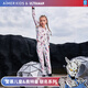 愛慕兒童（AIMER KIDS）奧特曼IP聯(lián)名兒童保暖內(nèi)衣套裝男女童莫代爾秋衣秋褲薄睡衣高彈柔 奧特曼變身 110