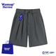 WASSUP HERMU短褲男夏季潮流舒適小西褲寬松百搭五分褲透氣紐扣外穿男士中褲 灰色 2XL （建議150-165斤）