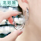 龍姑娘【龍姑娘】潮流多層大耳圈銀針大圈耳環(huán)網(wǎng)紅氣質(zhì)女神范夸張耳飾 銀色A07-203