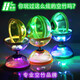 華鈴雙輪五軸空竹5軸雙頭初學(xué)發(fā)光兒童成人空竹專賣校園空竹小學(xué)生 大號(hào)發(fā)光藍(lán)（全套） 五軸