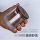 小雨點(diǎn) 英國(guó)帶蓋雙層透明玻璃杯水杯茶杯咖啡杯透明玻璃刻字禮物家用杯 美克帶蓋杯單只裝