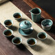 博為 哥窯陶瓷茶具套裝送禮開片整套茶壺茶杯功夫茶具 9頭【普通包裝】