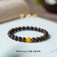 乘鯉越南芽莊奇楠沉香手串男女天然野生滿(mǎn)油棋楠木沉水級高端佛珠手鏈 沉水級芽莊奇楠6mm【蜜蠟】