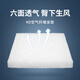 知夢(mèng)人坐墊 4D空氣纖維透氣燕窩鳥(niǎo)巢椅墊辦公室久坐粉絲汽車(chē)輪椅坐墊子 六面透氣 臀下生風(fēng) 基礎透明款 40*40*5CM