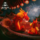 Jellycat赤金祥龍陪睡動(dòng)物毛絨玩偶安撫玩具送禮娃娃生日禮物520 赤金祥龍 One Size