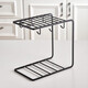 SUCCOHOMEWARE輕奢杯架置物架日式鐵藝杯架咖啡杯陶瓷杯馬克杯子掛架收納瀝水 黑U型架