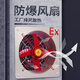 弘科隔爆型排風(fēng)扇防爆軸流風(fēng)機帶百葉工業(yè)排氣扇小型廚房家用換氣扇 BFAG-300 (220v)