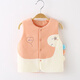 婧麒嬰兒馬甲秋冬寶寶加厚保暖背心新生兒童男女外穿馬夾棉小坎肩