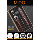 美度（MIDO）表帶真皮原裝領(lǐng)航者貝倫賽麗MIDO指揮官舵手布魯納手表帶男女 棕皮+銀色蝴蝶扣 16mm皮帶寬度