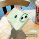 名界 適用于蘋果16promax手機(jī)殼透明iphone16pro保護(hù)套時(shí)尚創(chuàng)意金屬鏡頭框全包防摔外殼 【抹茶綠】 iPhone 15 plus（兩個(gè)攝像頭)