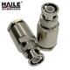 HAILE饋線頭 BNC型公頭 Q9饋線接頭 黃銅 50-7饋線 BNC-J-7連接線轉(zhuǎn)接頭1個裝2M-BNC-7