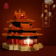奉旨 故宮文創(chuàng) 柿柿如意紙雕燈宮貓手工diy小夜燈伴手禮 故宮角樓
