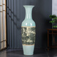 沐欽景德鎮(zhèn)陶瓷器仿古落地大花瓶中式客廳裝飾品擺件公司開業(yè)大號 1.8米單個 聯(lián)系客服送底座