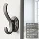 鷹盾 掛鉤廚房墻壁掛衣鉤浴室掛鉤免打孔衣柜衣服掛鉤廚衛掛件衣帽鉤 1018星空灰衣鉤