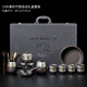 正揚紫砂懶人自動(dòng)茶具套裝家用整套石磨旋轉防燙功夫泡茶器茶壺杯貼花 紫砂自動(dòng)竹韻8杯整套禮盒裝