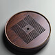 尚言坊 圓形茶盤(pán)家用瀝水托盤(pán)茶具茶臺現代簡(jiǎn)約易小型功夫干泡茶盤(pán) 【中】福到滿(mǎn)圓盛水(胡桃色)