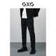 GXG男裝 商場(chǎng)同款深灰修身牛仔褲 深灰色 185/XXL