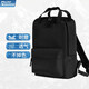 ALPINT MOUNTAIN雙肩包大容量電腦包多功能旅行背包情侶款書(shū)包 黑色