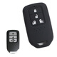 15-19款本田奧德賽專(zhuān)車(chē)專(zhuān)用硅膠鑰匙包 16款本田艾力紳硅膠鑰匙包保護套 智能四鍵全包  黑色
