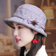森羅慕彤中老年帽子女春秋薄款媽媽盆帽老太太老人奶奶布帽夏天防曬遮陽(yáng)帽